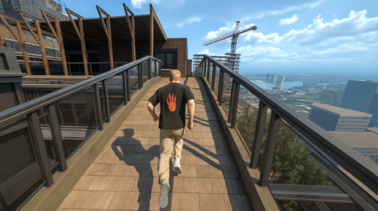 Screenshot Only Going Up Parkour Rooftop Mod APK