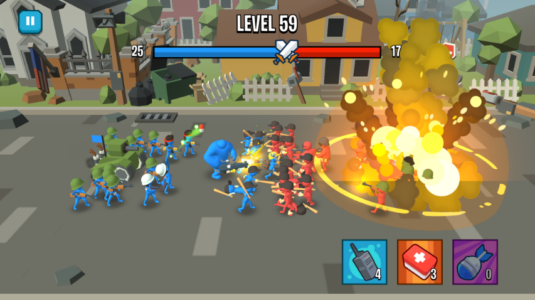 Screenshot Stick Army: World War Strategy Mod APK