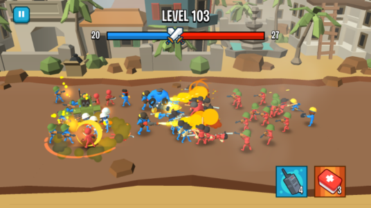 Screenshot Stick Army: World War Strategy Mod APK