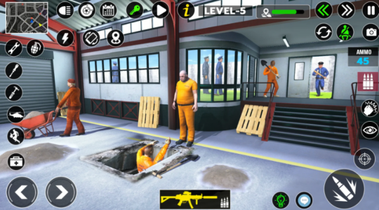 Screenshot Jailbreak Police Escape Prison Mod APK