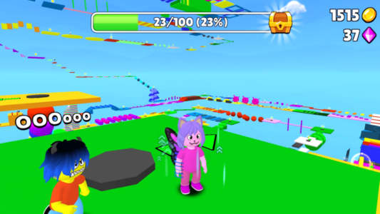 Screenshot Obby Parkour: Runner Game Mod APK