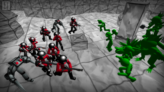 Screenshot Battle Simulator: Stickman Zom Mod APK