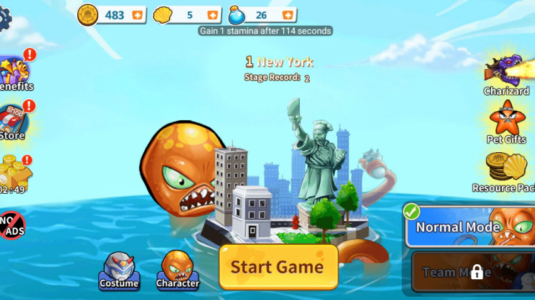 Screenshot Crazy Octopus Mod APK