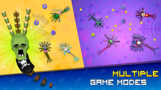 Screenshot Pixel Sword Fish io Mod APK