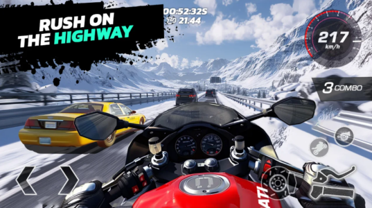 Screenshot Go Speed: Traffic Rider Mod APK