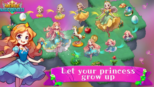 Screenshot Merge Magic Princess: Tap Game Mod APK