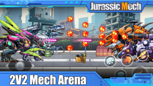 Screenshot Jurassic Mech: Dinosaur War Mod APK