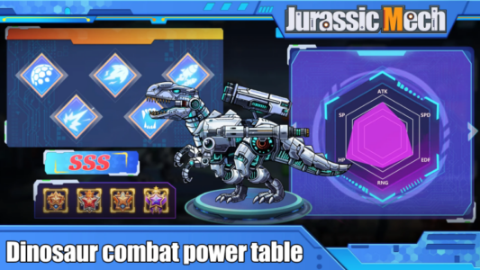 Screenshot Jurassic Mech: Dinosaur War Mod APK