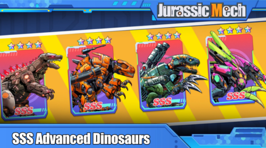 Screenshot Jurassic Mech: Dinosaur War Mod APK