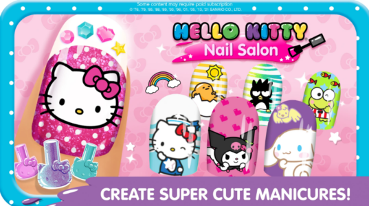 Screenshot Hello Kitty Nail Salon Mod APK