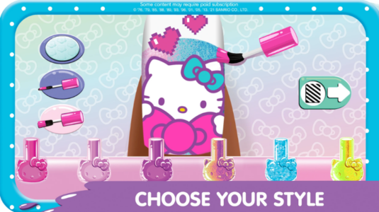 Screenshot Hello Kitty Nail Salon Mod APK