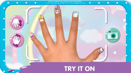 Screenshot Hello Kitty Nail Salon Mod APK