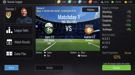 Screenshot Soccer Dynasty: Club Manager Mod APK
