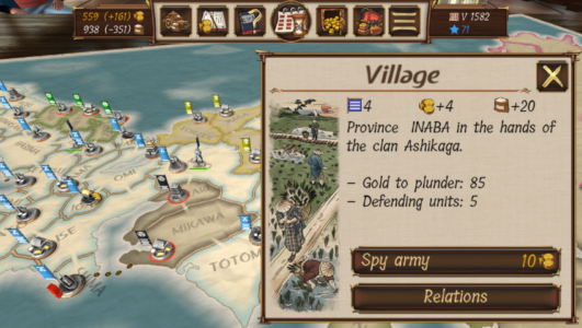 Screenshot Shoguns Empire: Hex Commander Mod APK