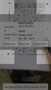 Screenshot ZipGrade Mod APK