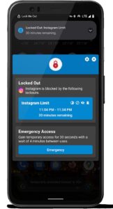 Screenshot Lock Me Out – App & Site Blocker Mod APK