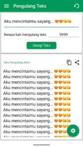 Screenshot Text Repeater Mod APK