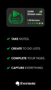 Screenshot Evernote Mod APK