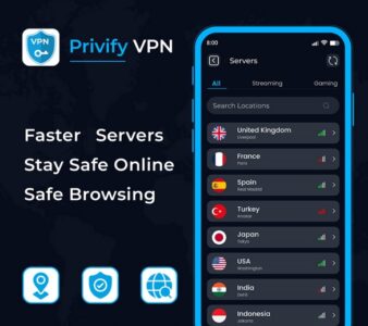 Screenshot Privify VPN Mod APK