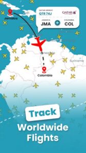 Screenshot Flymat: Live Flight Tracker Mod APK
