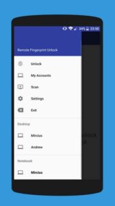 Screenshot Remote Fingerprint Unlock Mod APK