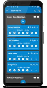 Screenshot Lock Me Out – App & Site Blocker Mod APK