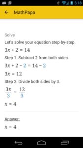Screenshot MathPapa Mod APK