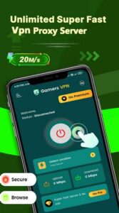Screenshot Gamers VPN Mod APK