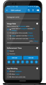 Screenshot Lock Me Out – App & Site Blocker Mod APK