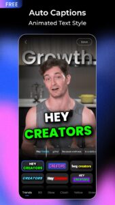 Screenshot Vmake AI Captions Mod APK