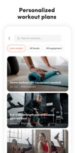 Screenshot Virtuagym Fitness Mod APK
