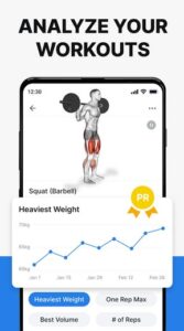 Screenshot Hevy – Gym Log Workout Tracker Mod APK