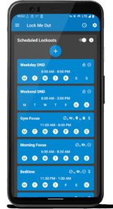 Screenshot Lock Me Out – App & Site Blocker Mod APK