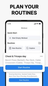 Screenshot Hevy – Gym Log Workout Tracker Mod APK