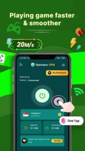 Screenshot Gamers VPN Mod APK