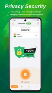 Screenshot India VPN - VPN For The Gamers Mod APK