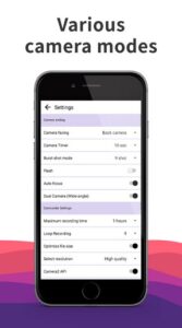 Screenshot NinjaCam: Camera in Background Mod APK