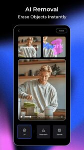Screenshot Vmake AI Captions Mod APK