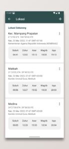 Screenshot Prayer Times and Qibla Mod APK