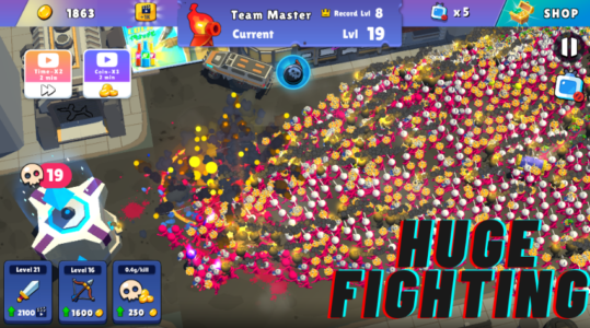 Screenshot Stickman Fighting Squad-Idle M Mod APK