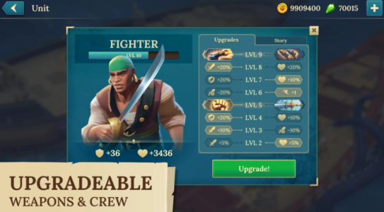 Screenshot Pirate Ships・Build and Fight Mod APK