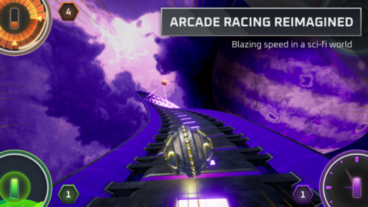 Screenshot CYGRAM Sci-Fi Arcade Racing Mod APK