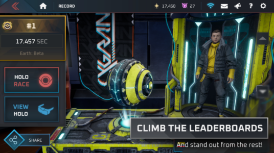 Screenshot CYGRAM Sci-Fi Arcade Racing Mod APK