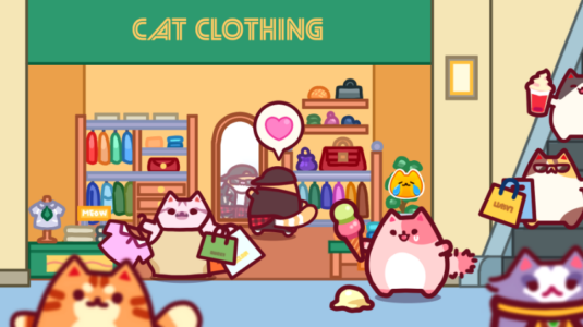 Screenshot Cat Mall: Idle Shopping Tycoon Mod APK