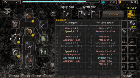 Screenshot Hole of Abaddon: Dark RPG Mod APK