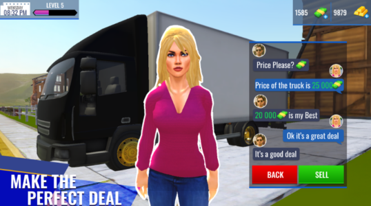 Screenshot Truck Sales Simulator Mod APK