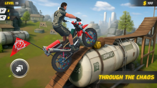 Screenshot Stunt Bike Madness Mod APK