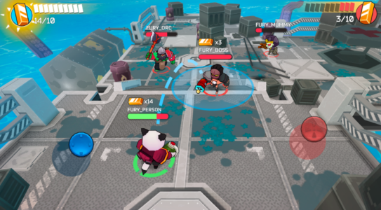 Screenshot Fury Wars online shooter games Mod APK