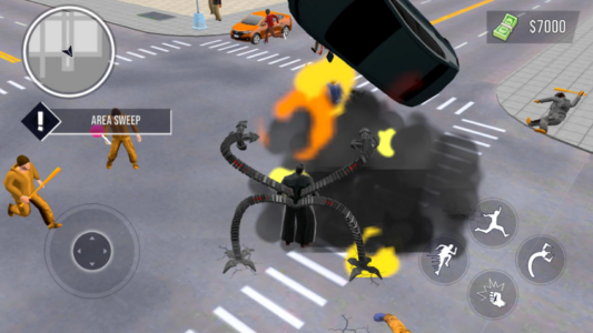 Screenshot Superhero Crime Open World War Mod APK