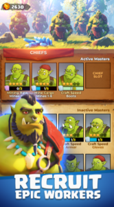 Screenshot Orecraft: Orc Mining Camp Mod APK